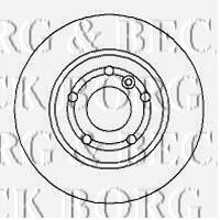 BORG & BECK bbd4084 -  Тормозной диск